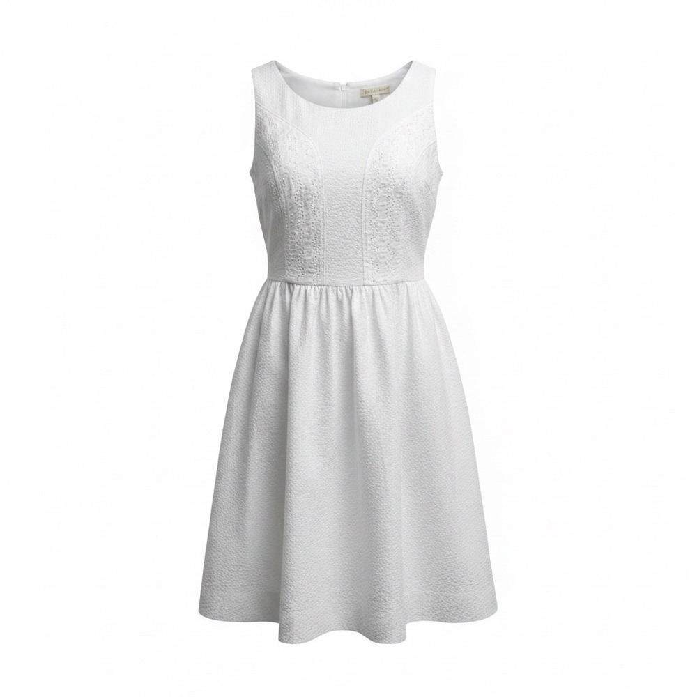 Lilly Pulitzer Athea White Resort Seersucker Dress 4 NWT Preppy Coastal‎ Luxury